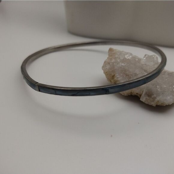 Blue marbled sky bracelet - Picture 2 of 4